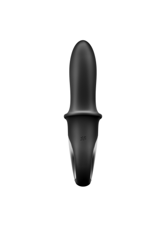 Vibromasseur noir USB, chauffant et connecté Hot Passion Satisfyer - CC597790